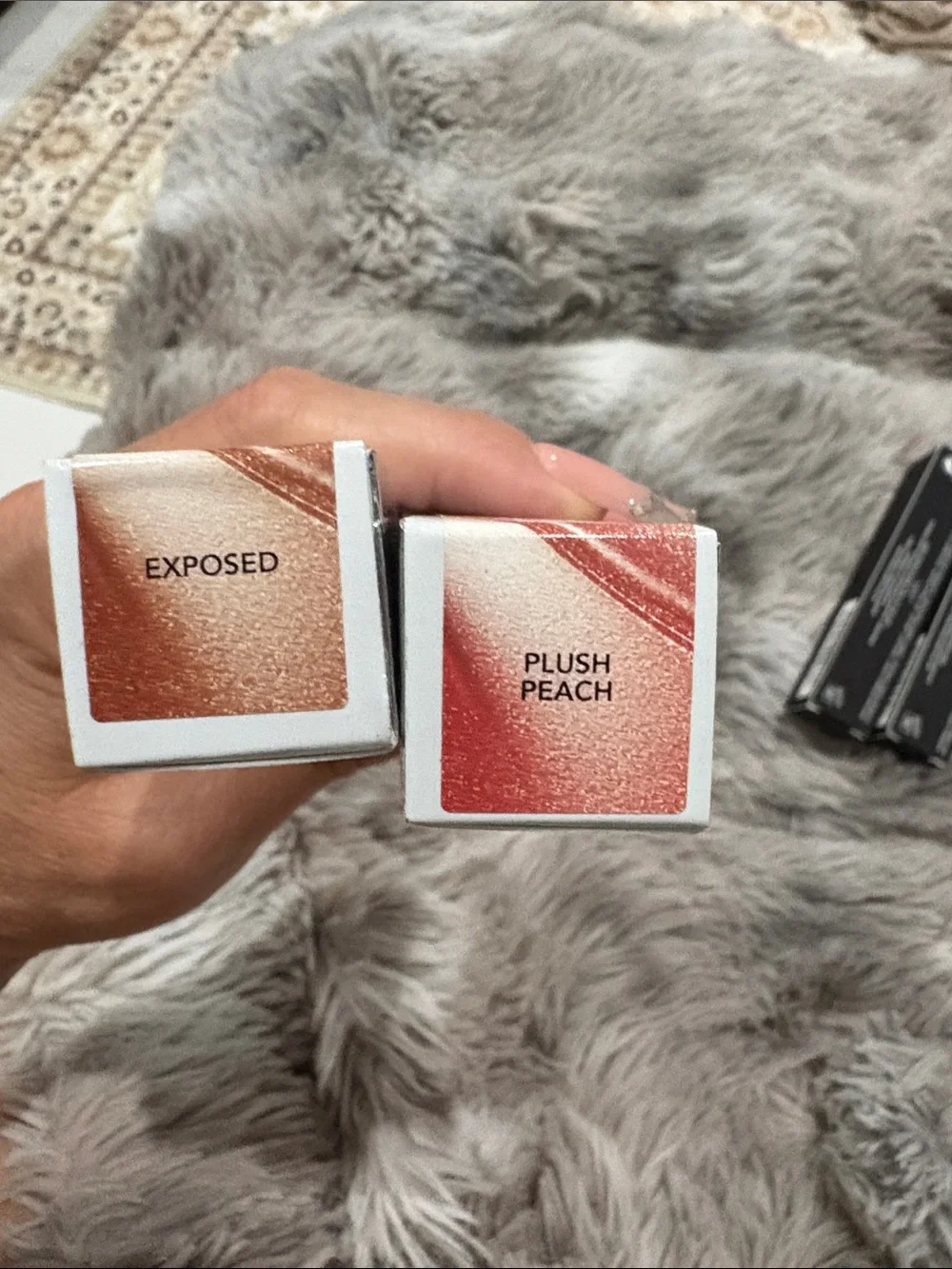 Buxom Plump Shot Sheer Tint Lip Gloss Duo - Exposed (peach nude) & Plush Peach